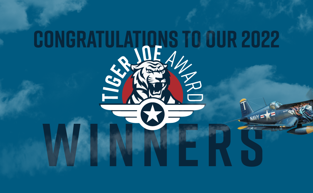 2022 Tiger Joe award winners graphic.