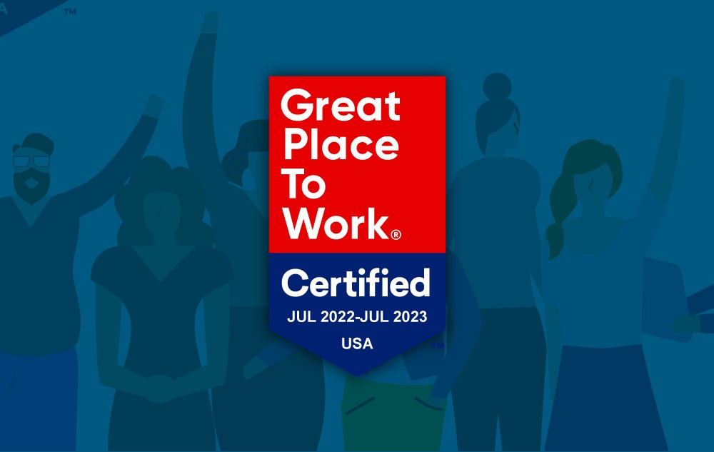 Great Place To Work Certified graphic.