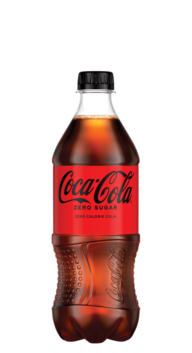Picture of branded Coke Zero Sugar beverage