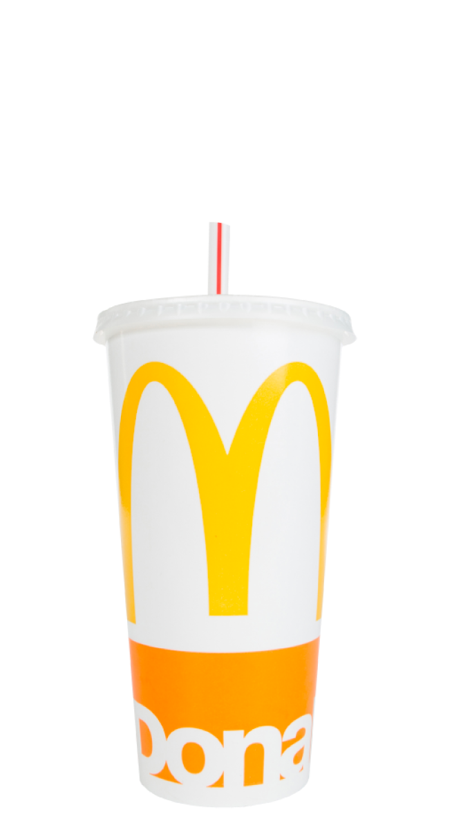 Picture of branded McDonald’s beverage