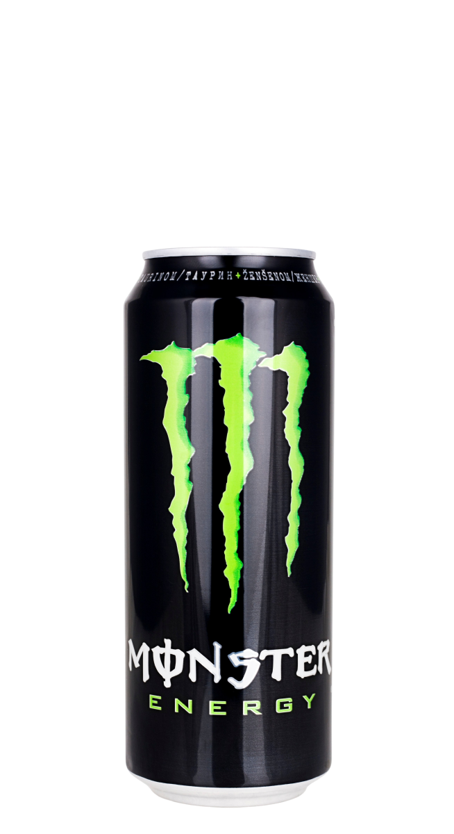 Picture of branded Monster Energy beverage