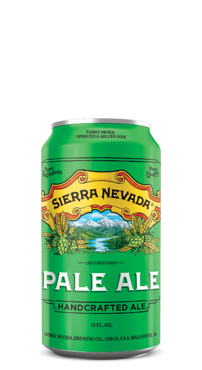Picture of branded Sierra Nevada Pale Ale beverage