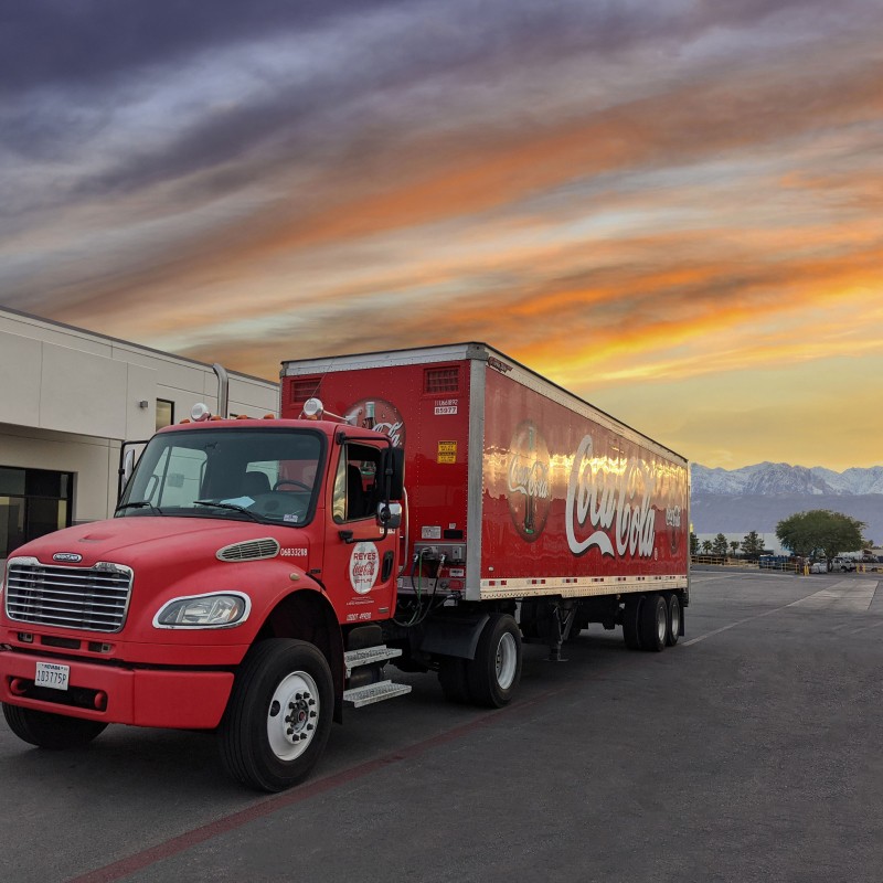 Picture from Reyes Coca-Cola Bottling location at Las Vegas, NV.